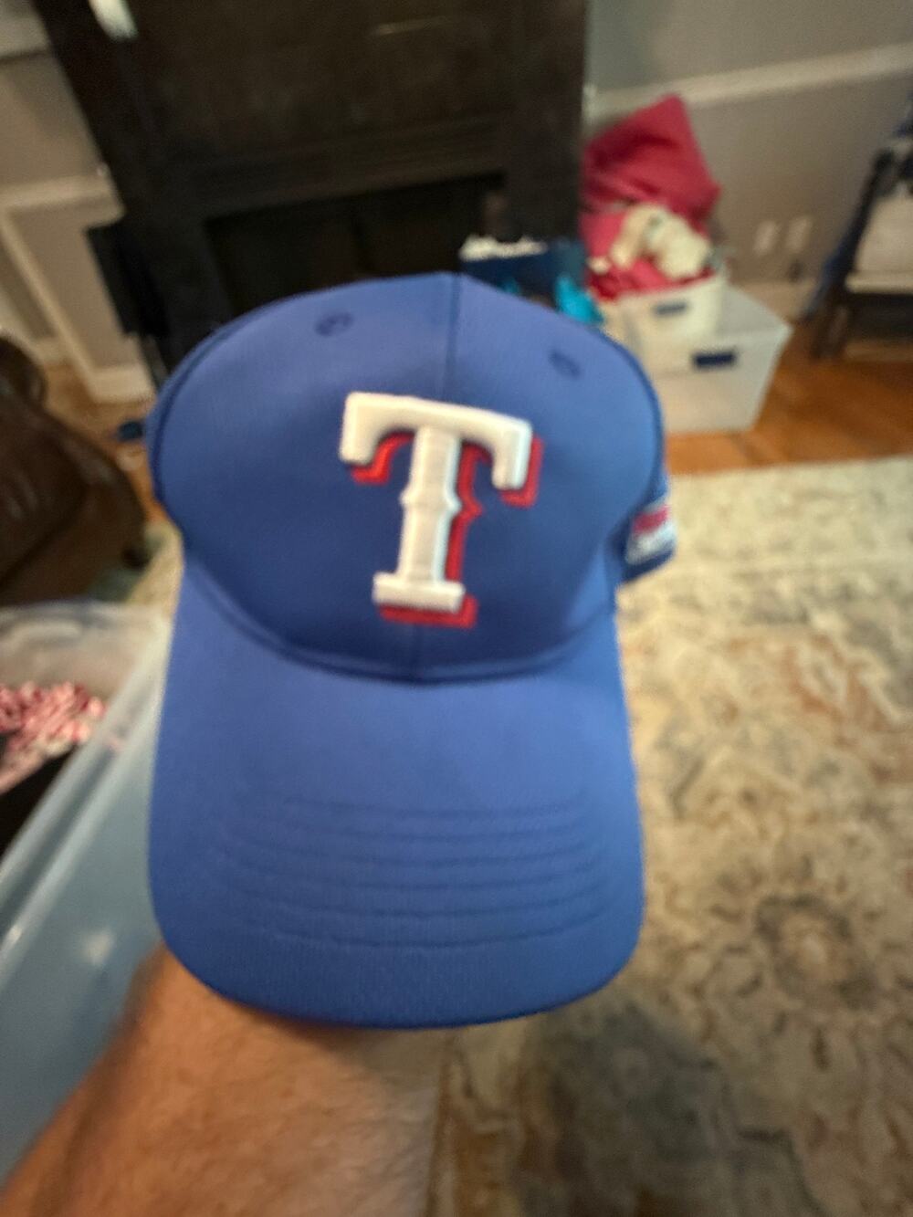 Texas Rangers Team MLB Baseball Cap Hat Blue Adjustable OSFM OC Sports